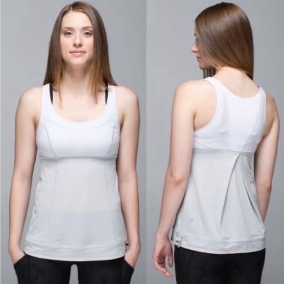 Lululemon Run: Ta Ta Topper Cinch Waist Tank Top Size 4 - Picture 1 of 16
